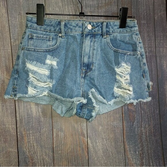 PacSun Pants - PacSun Blue Distressed Jean Shorts